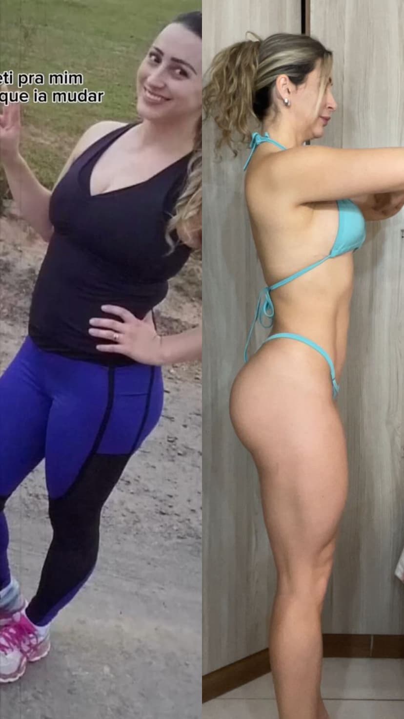 Transformação real — aluna do Método Carolina De Paula
